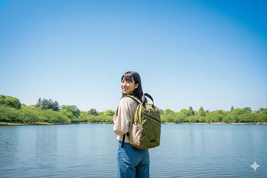 背負った瞬間にわかるフィット感。フェザーライトバッグが「思った以上に軽い」と言われる理由