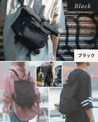 Rollite多機能バッグ2nd | 驚異の5WAY | 鍵フック付き | 30日返金保証