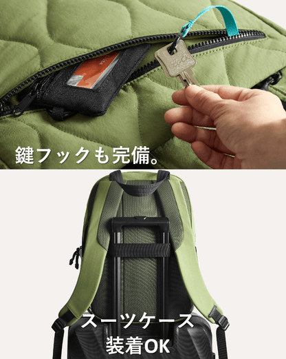 【予約注文・4月上旬お届け】わずか500g！疲れ知らずの超軽量。フェザーライトバッグ 23L※3月4日まで1,000円OFF